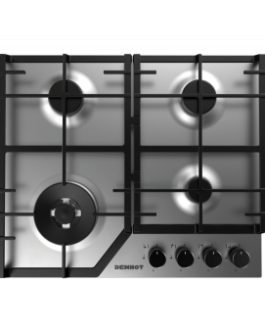 60cm Stainless Steel 4 Burner Gas Hob